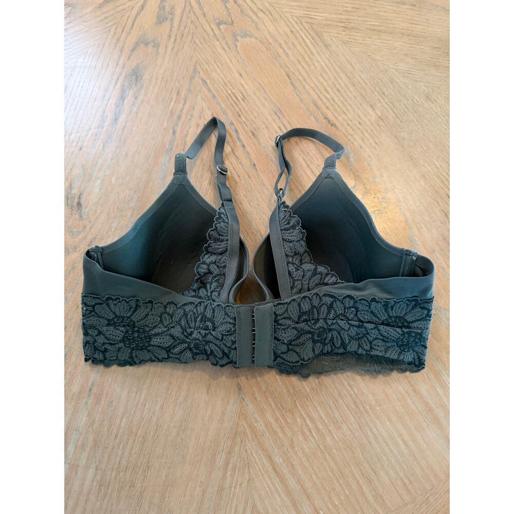 Aerie Sunnie lace lightly lined full coverage bra green size 34C - Picture 6 of 11